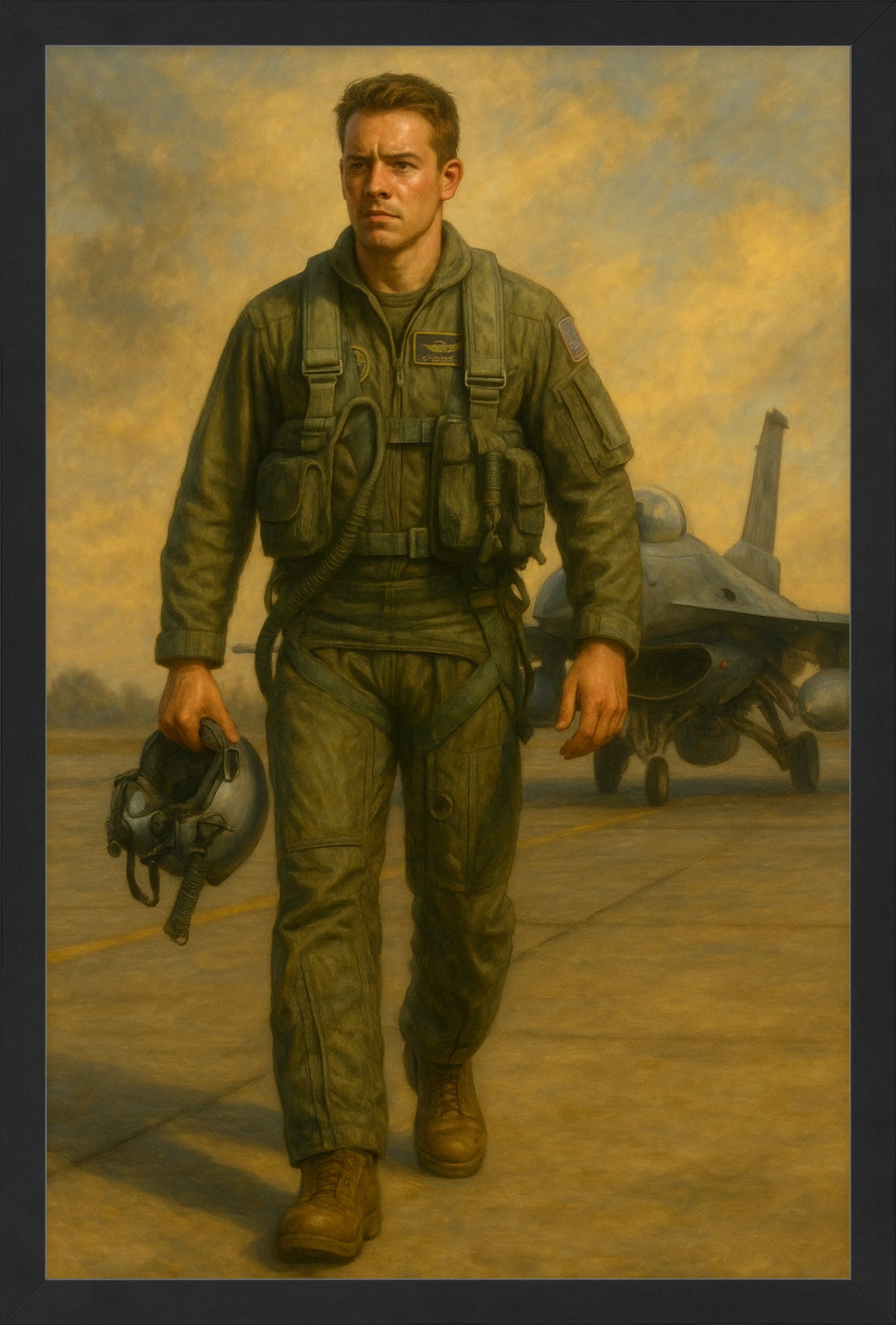 After the Mission - Airforce Pilot Fine Art