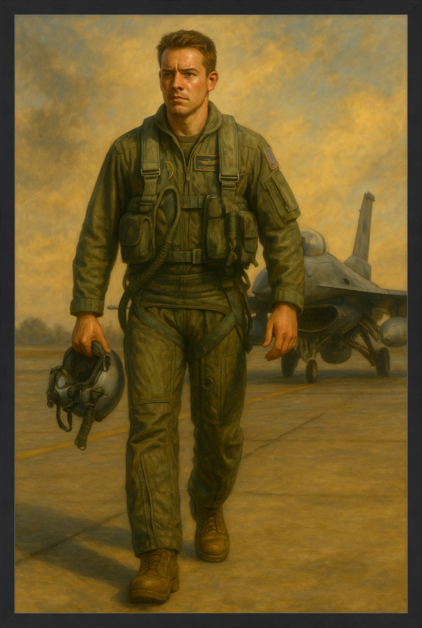 After the Mission - Airforce Pilot Fine Art