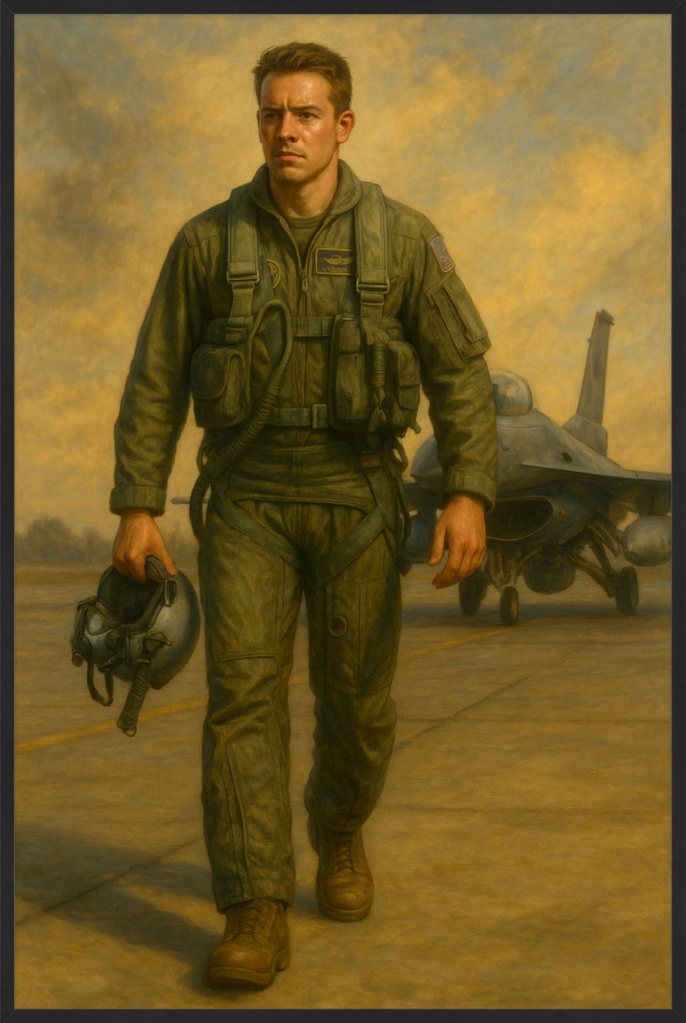After the Mission - Airforce Pilot Fine Art