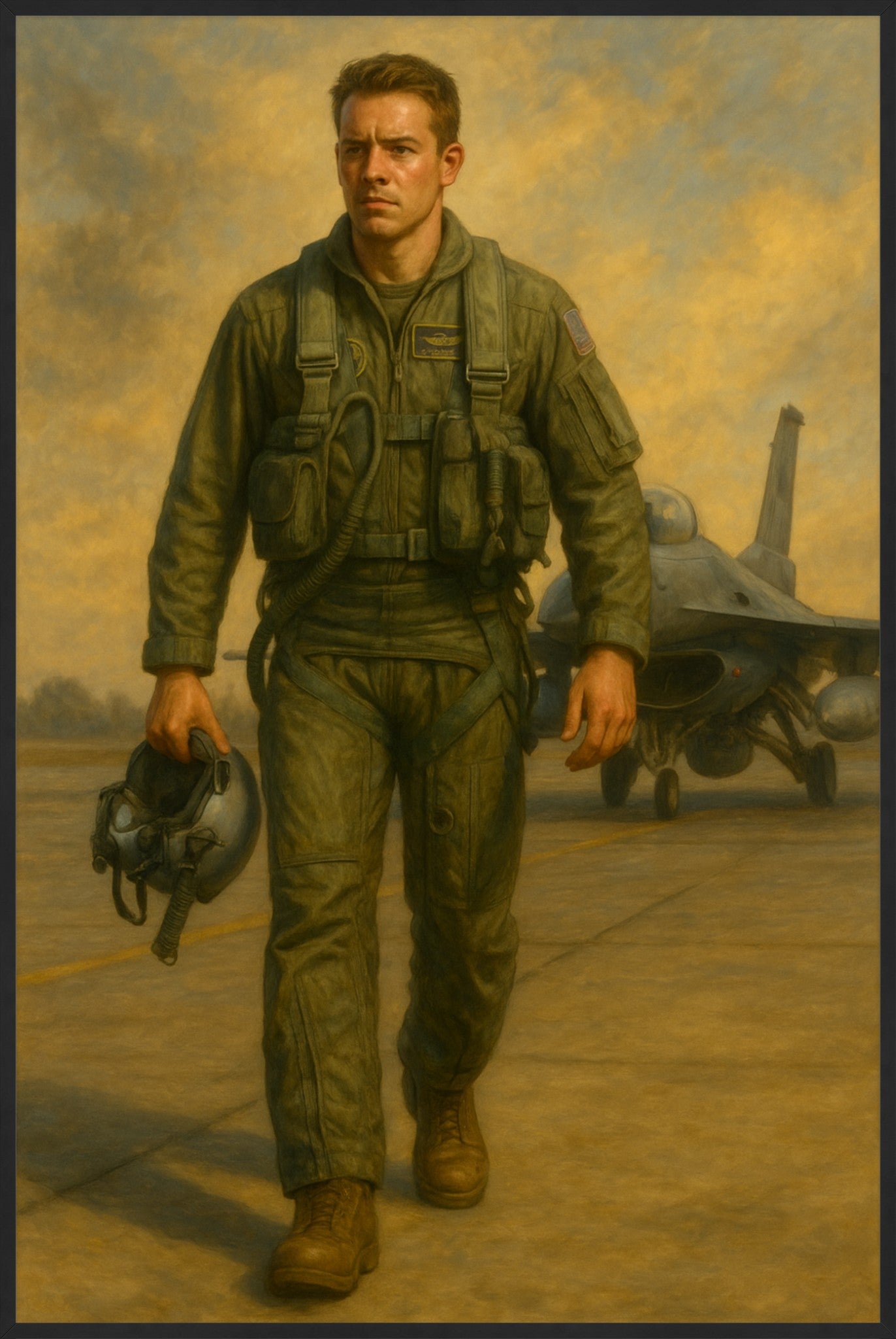 After the Mission - Airforce Pilot Fine Art