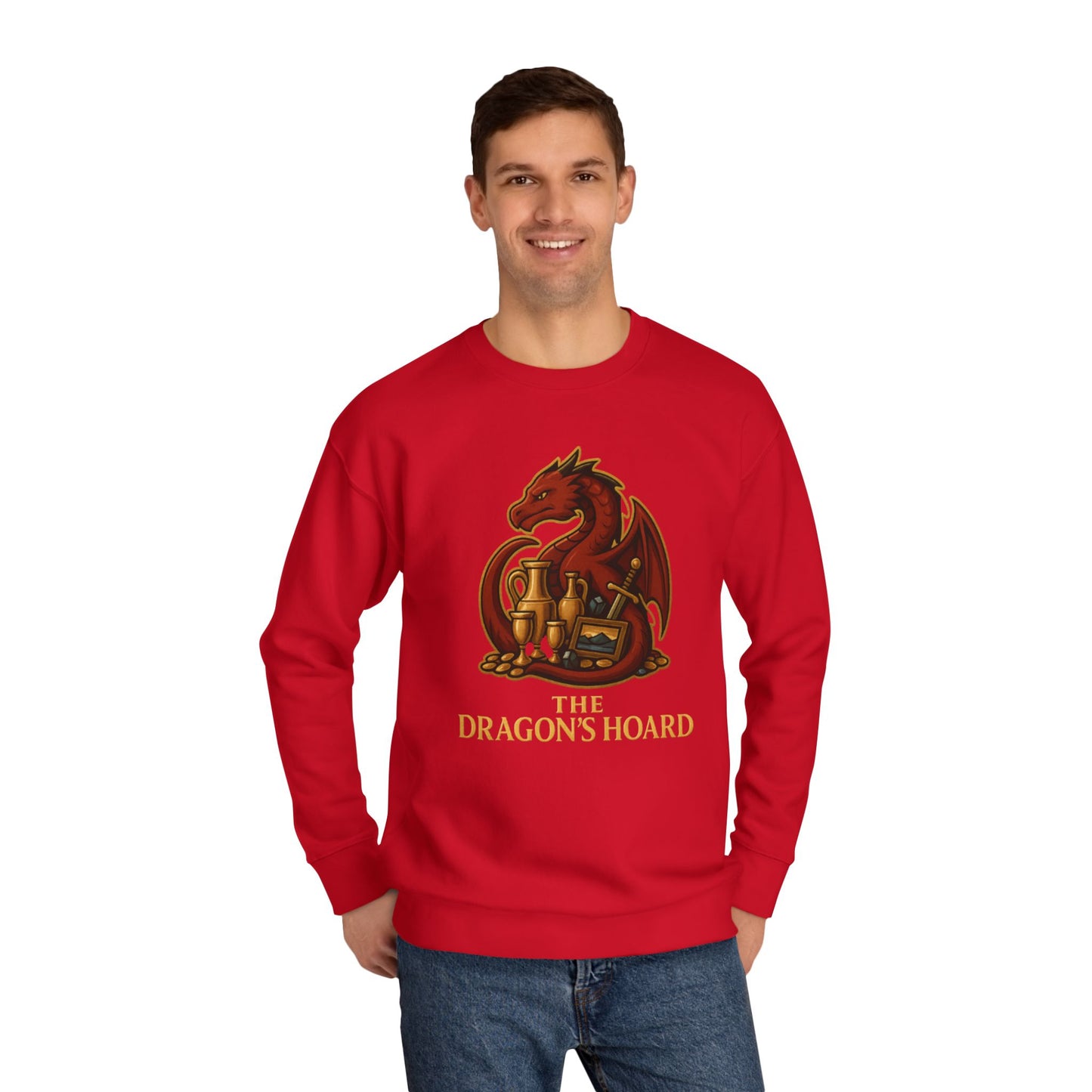 Dragon's Hoard Crewneck Sweatshirt –  Dragon Logo Graphic