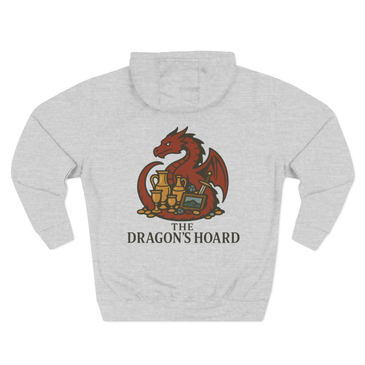 The Dragon's Hoard Hoodie — Our Dragon's Brand Graphic Fleece Hoodie