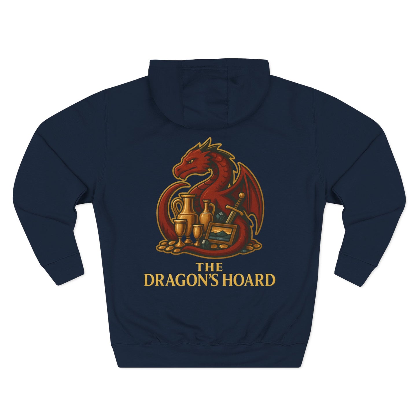 The Dragon's Hoard Hoodie — Our Dragon's Brand Graphic Fleece Hoodie