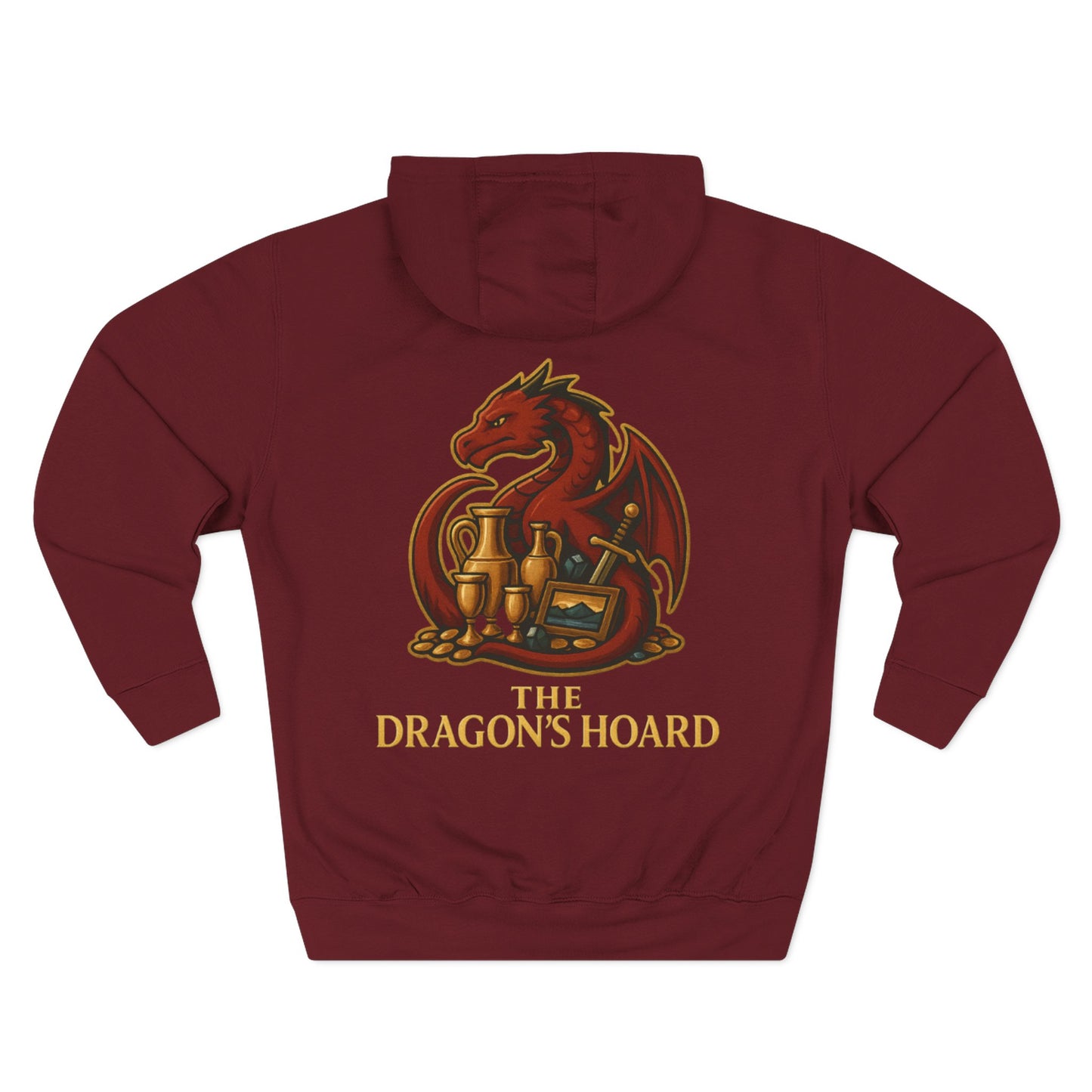 The Dragon's Hoard Hoodie — Our Dragon's Brand Graphic Fleece Hoodie