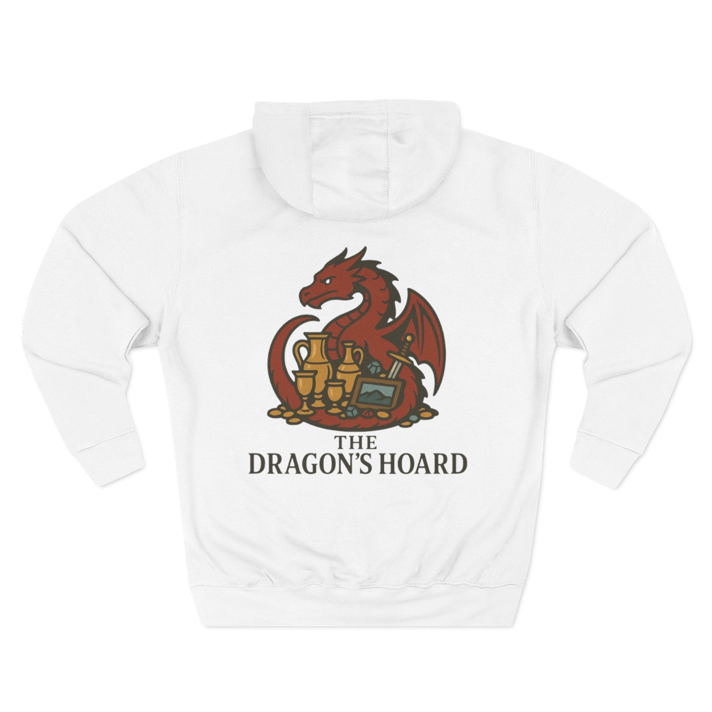 The Dragon's Hoard Hoodie — Our Dragon's Brand Graphic Fleece Hoodie