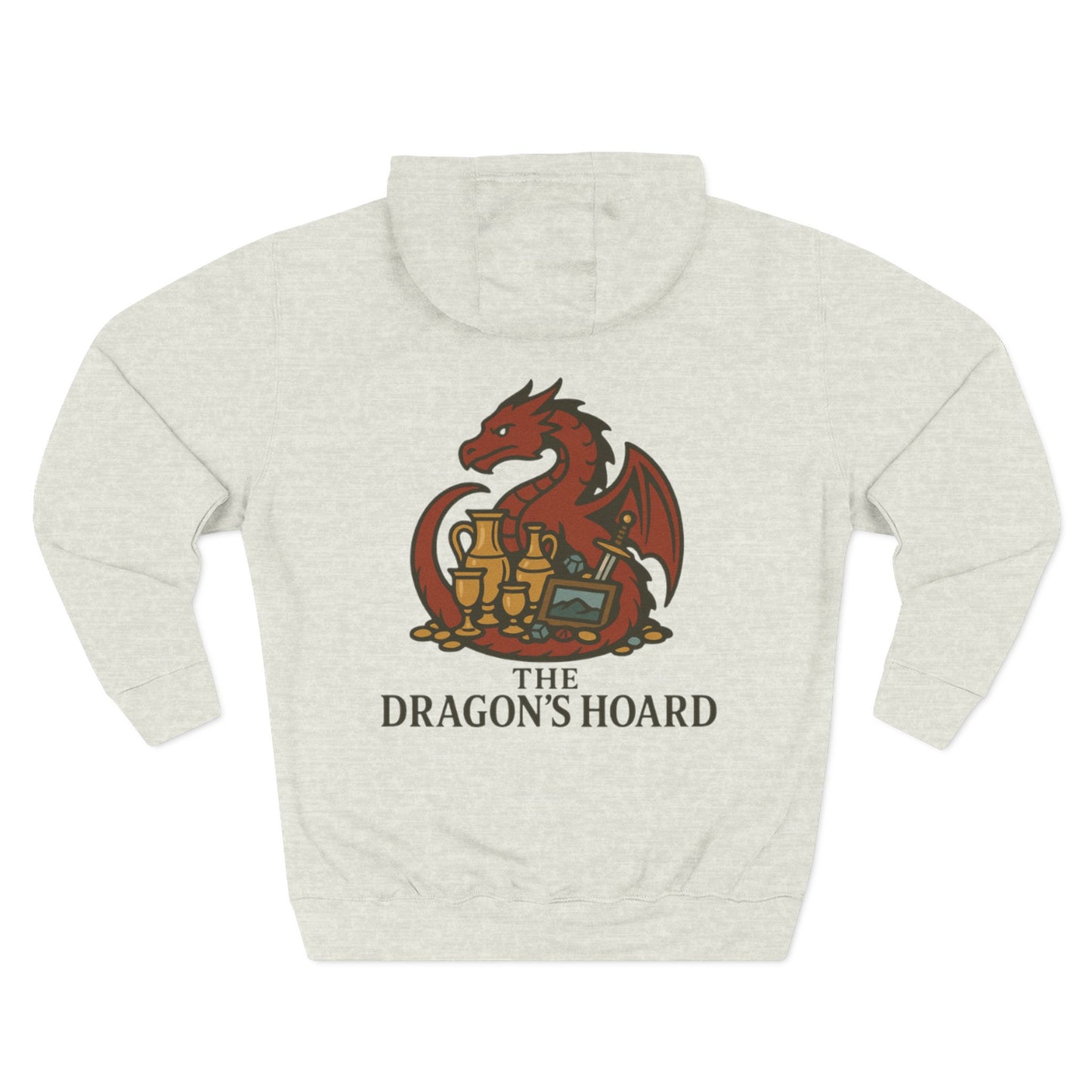 The Dragon's Hoard Hoodie — Our Dragon's Brand Graphic Fleece Hoodie