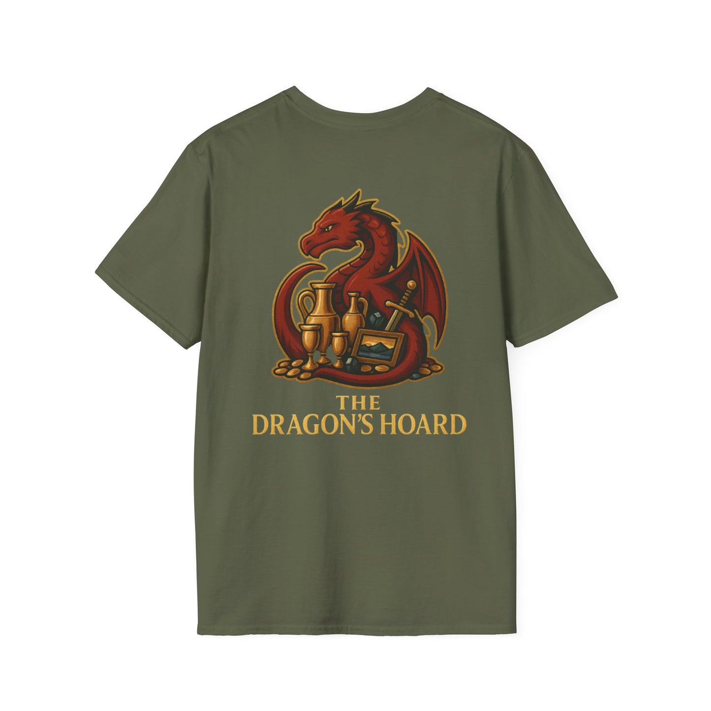 The Dragon's Hoard T-Shirt — Vintage Mythical Logo Tee