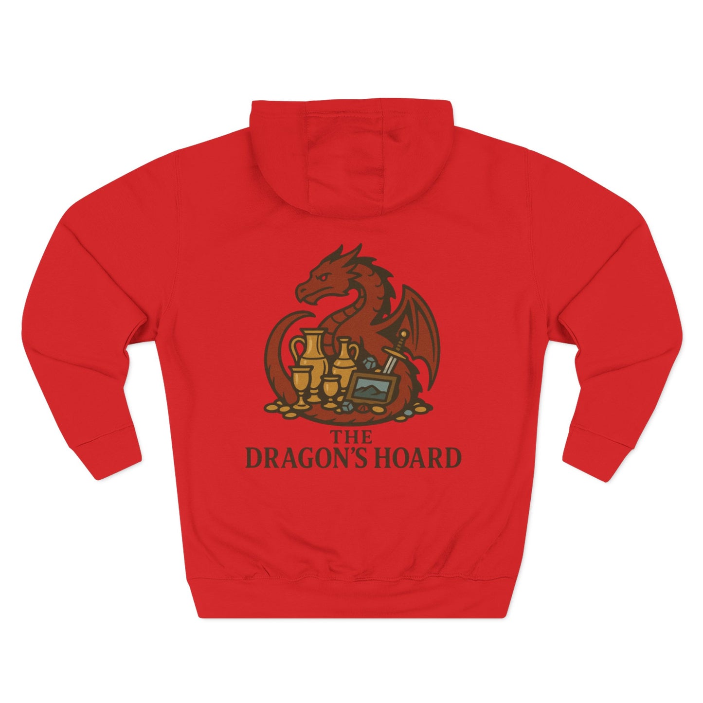 The Dragon's Hoard Hoodie — Our Dragon's Brand Graphic Fleece Hoodie