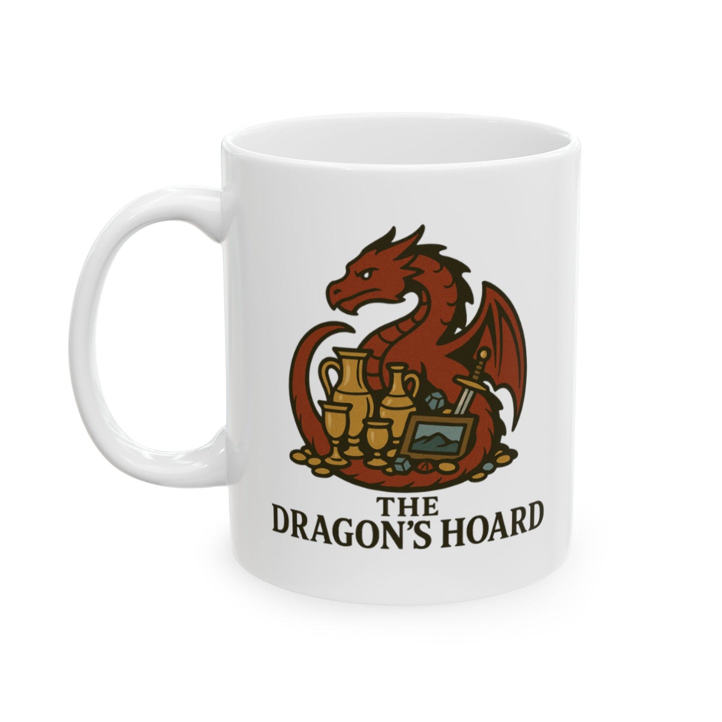 The Dragon’s Hoard Ceramic Coffee Mug (11oz/15oz)
