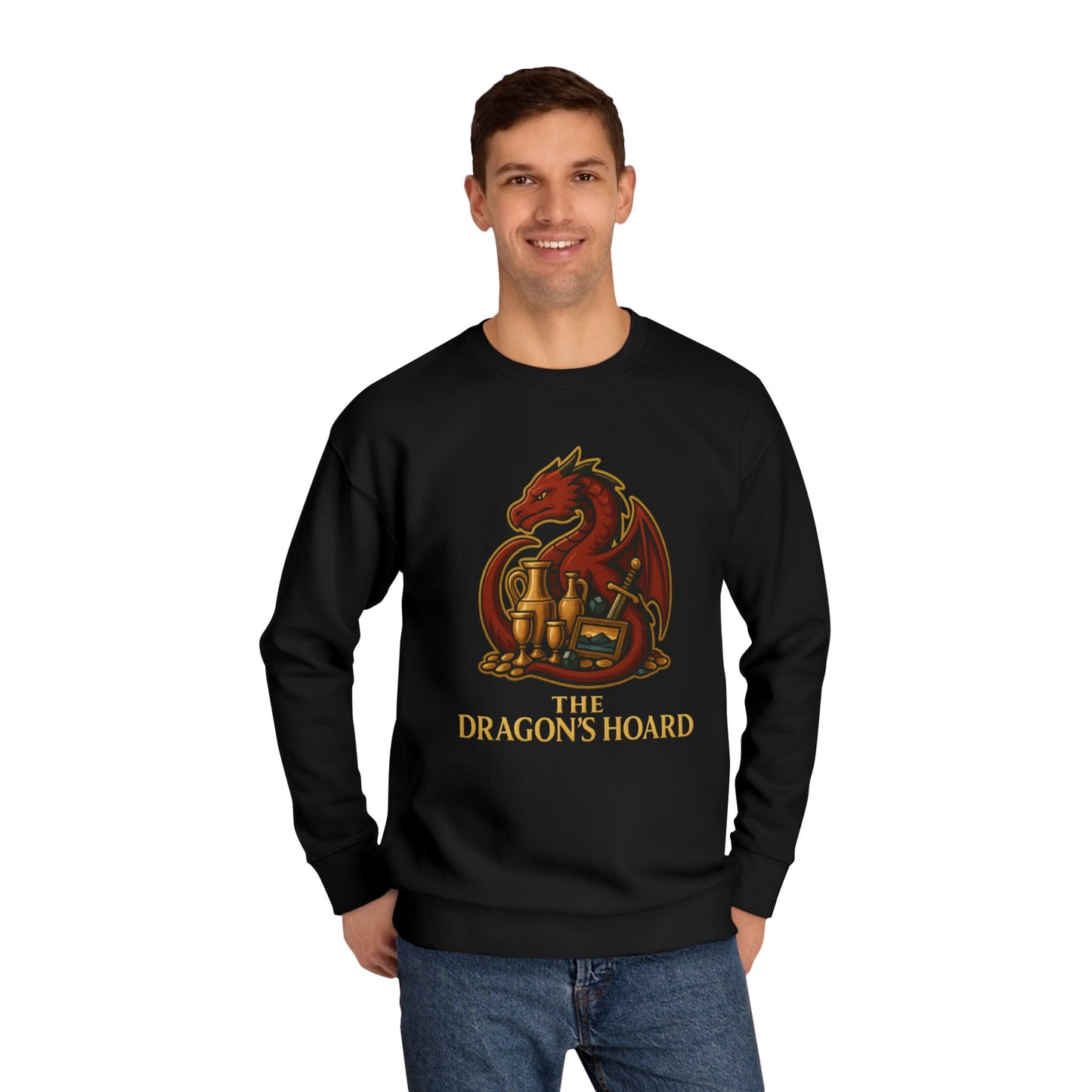 Dragon's Hoard Crewneck Sweatshirt –  Dragon Logo Graphic