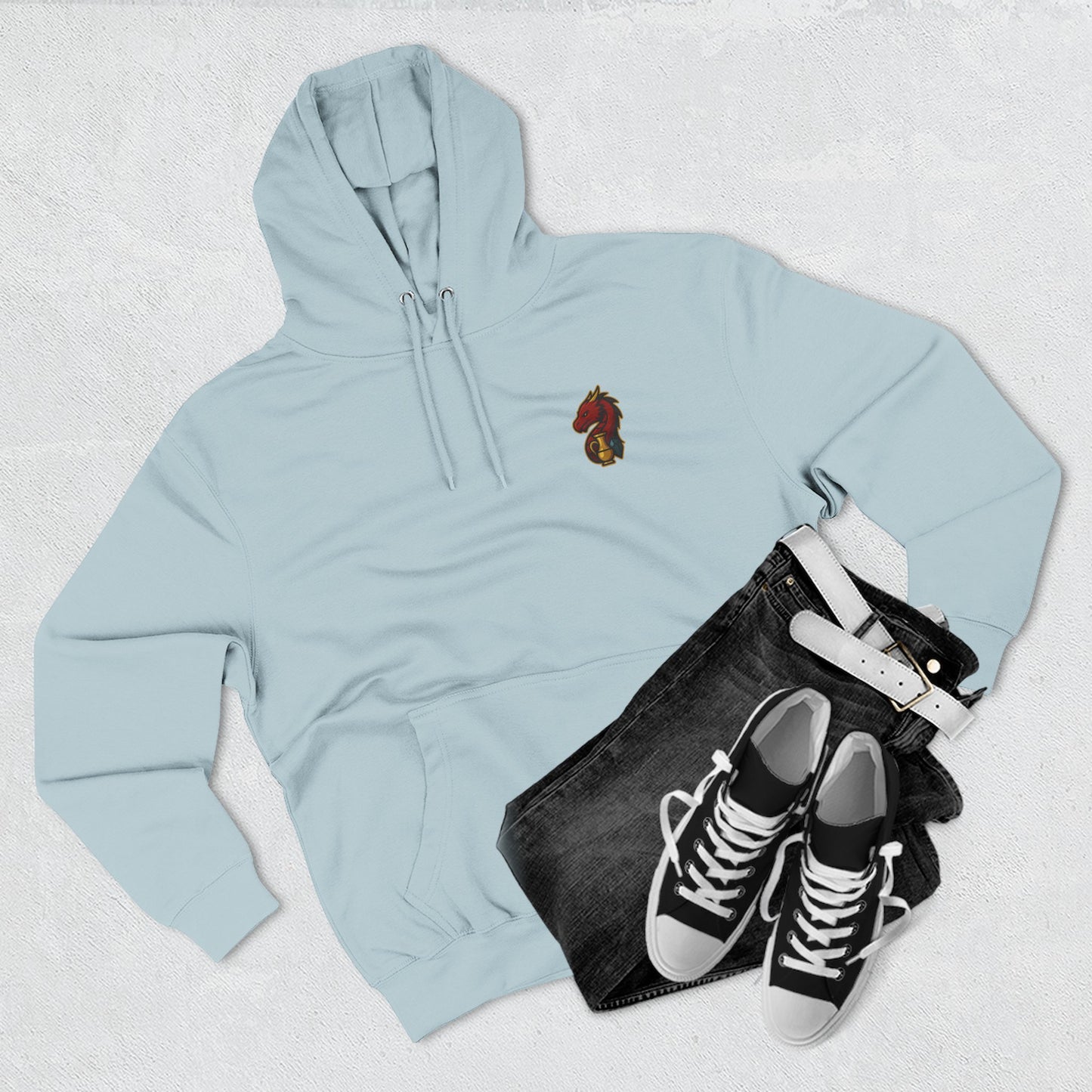 The Dragon's Hoard Hoodie — Our Dragon's Brand Graphic Fleece Hoodie