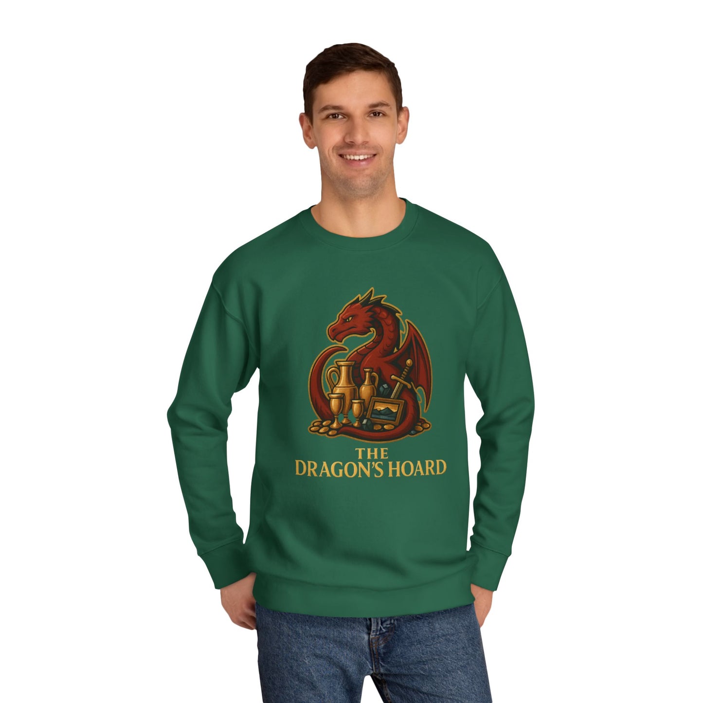 Dragon's Hoard Crewneck Sweatshirt –  Dragon Logo Graphic