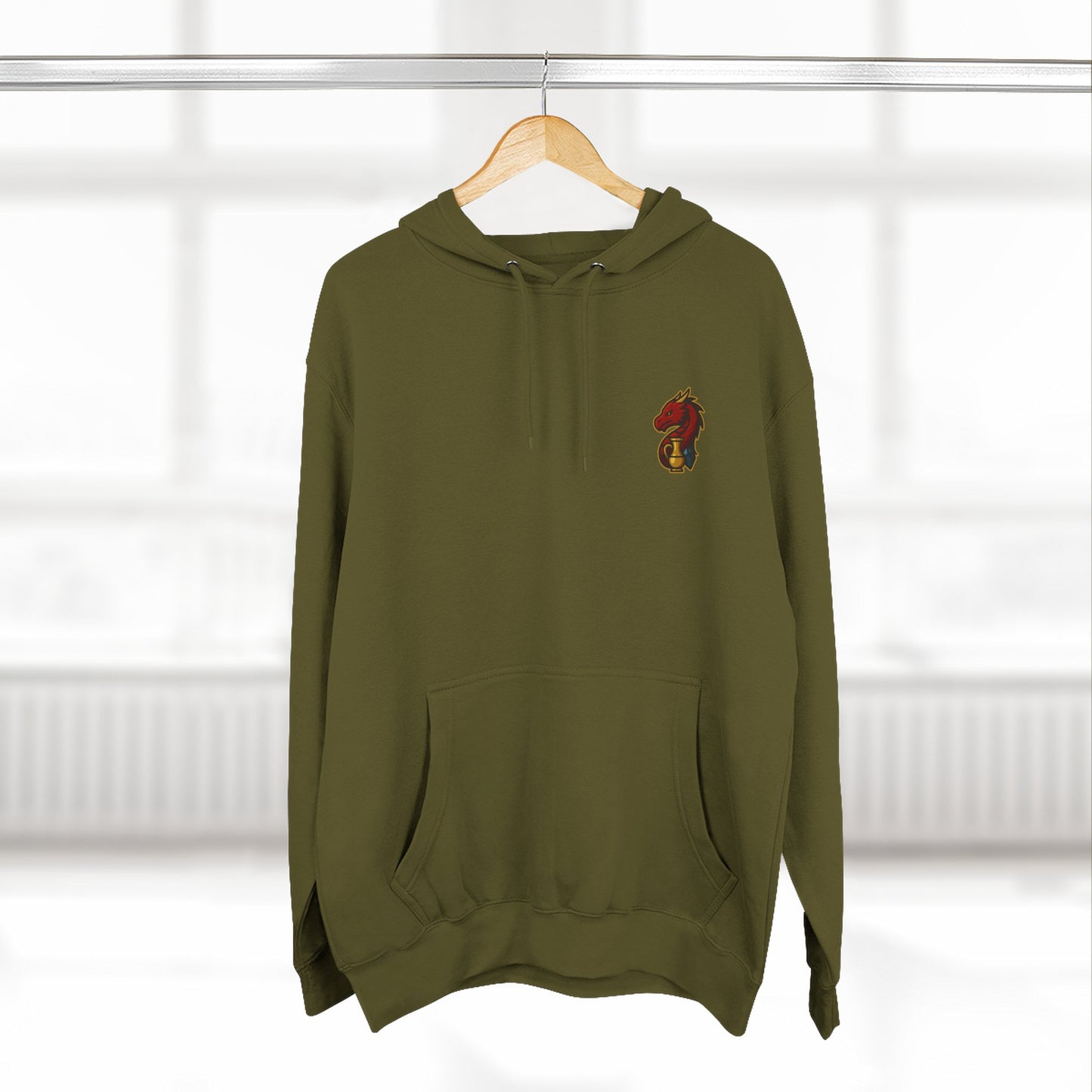 The Dragon's Hoard Hoodie — Our Dragon's Brand Graphic Fleece Hoodie