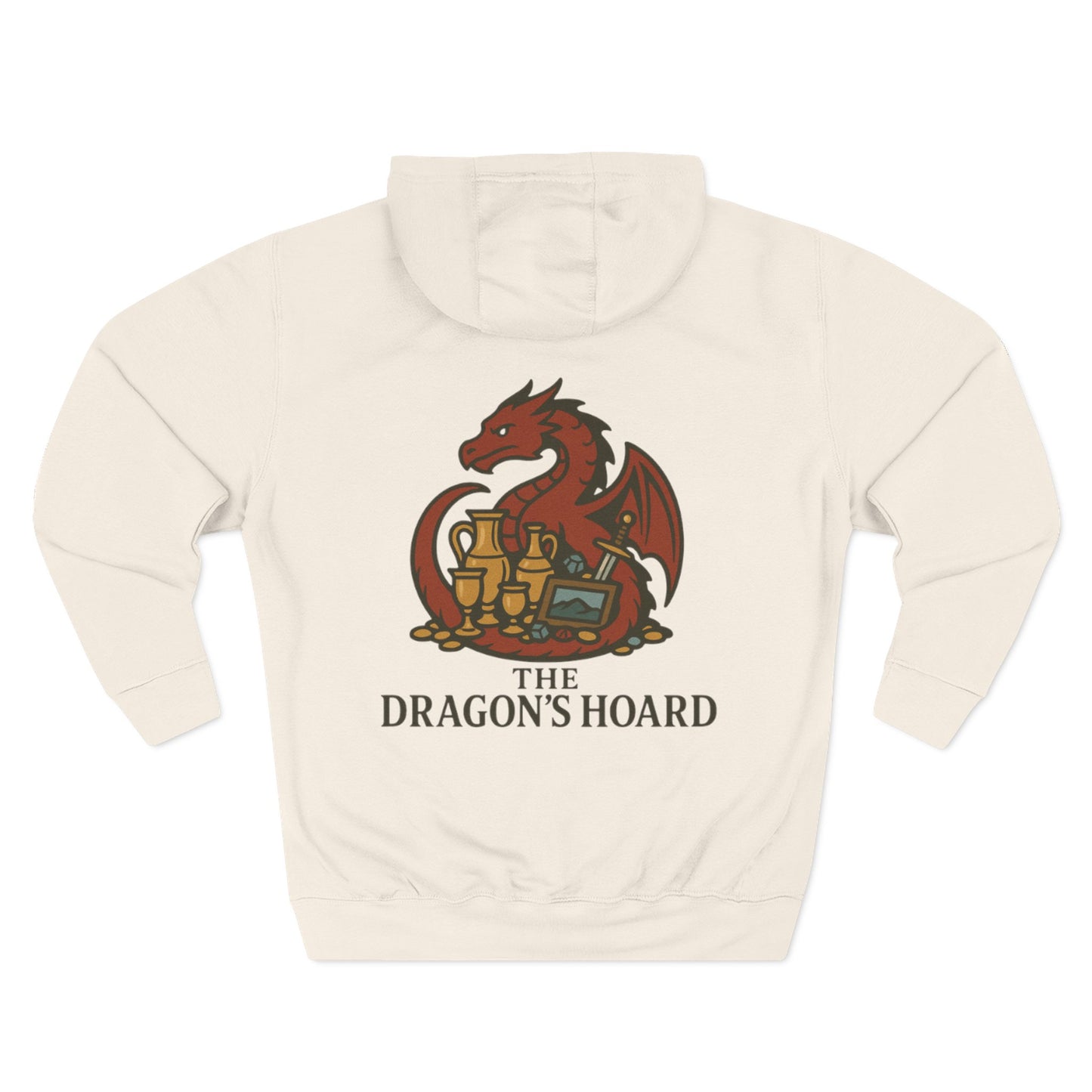 The Dragon's Hoard Hoodie — Our Dragon's Brand Graphic Fleece Hoodie