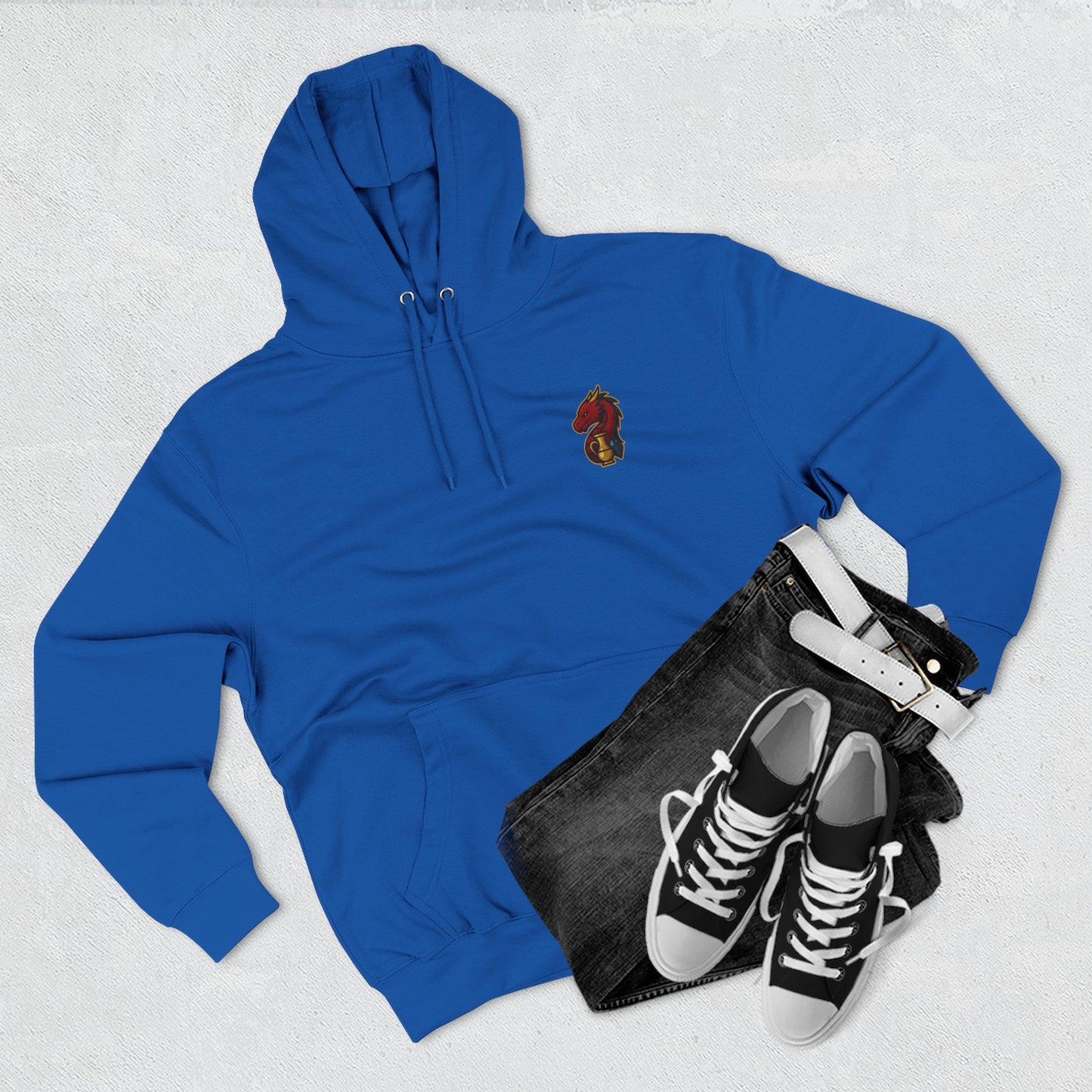 The Dragon's Hoard Hoodie — Our Dragon's Brand Graphic Fleece Hoodie