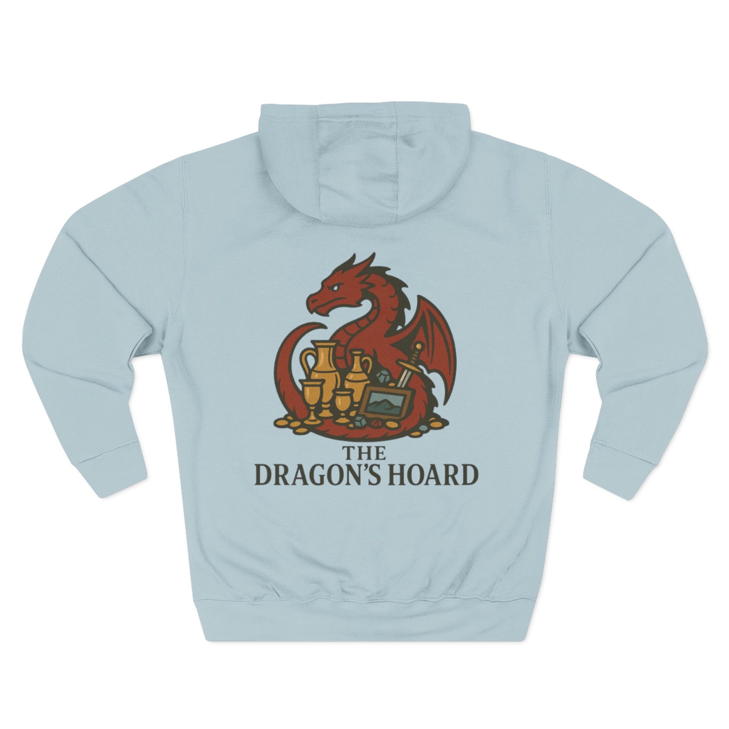 The Dragon's Hoard Hoodie — Our Dragon's Brand Graphic Fleece Hoodie