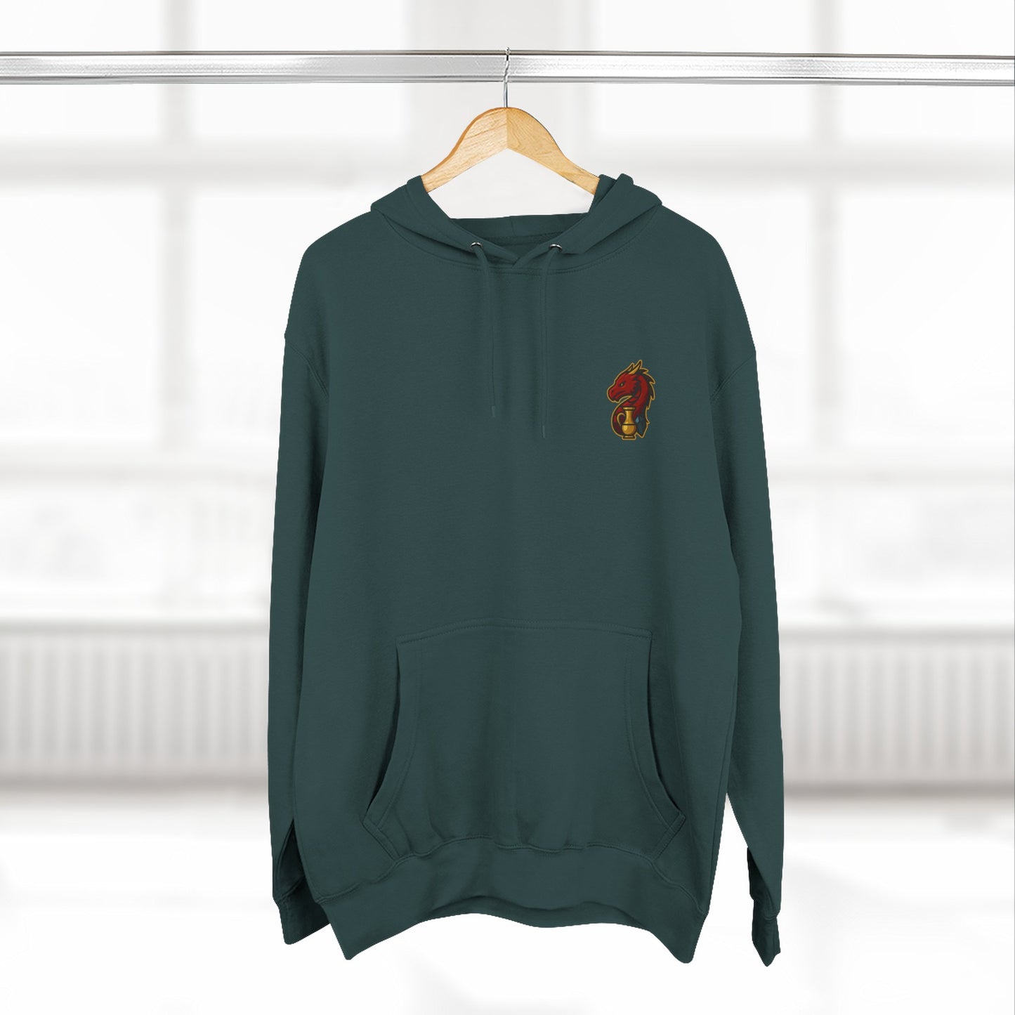 The Dragon's Hoard Hoodie — Our Dragon's Brand Graphic Fleece Hoodie
