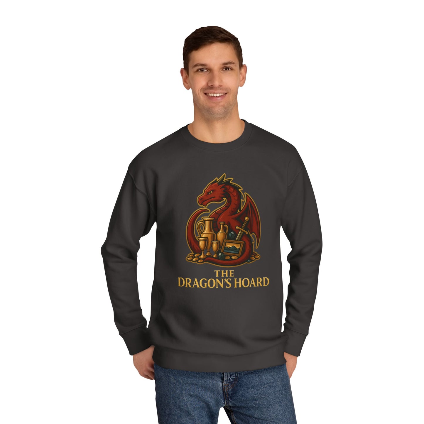 Dragon's Hoard Crewneck Sweatshirt –  Dragon Logo Graphic