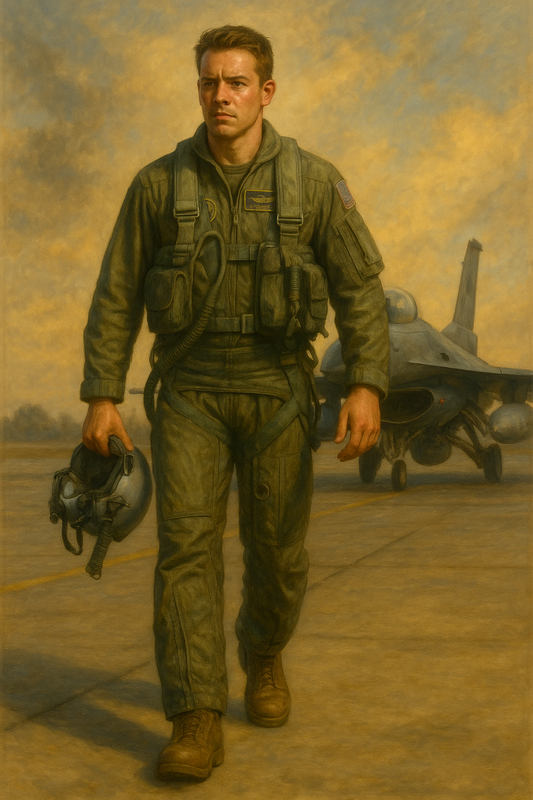After the Mission - Airforce Pilot Fine Art